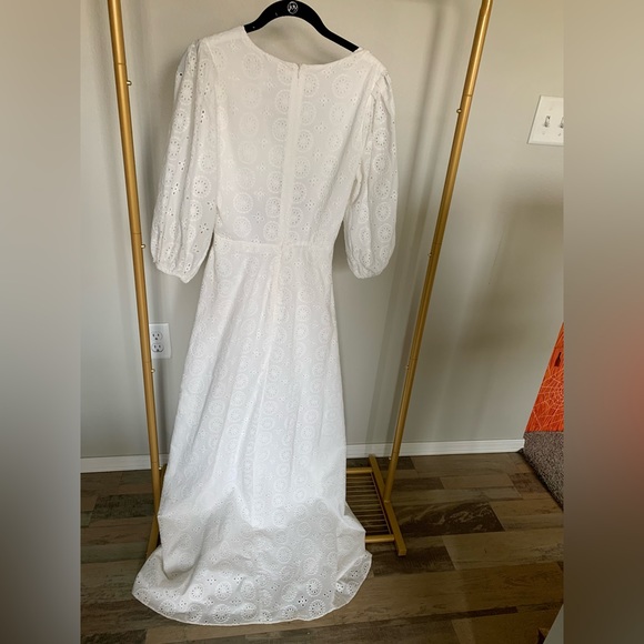 Anthropologie Hutch White Eyelet Dress - Picture 2 of 7